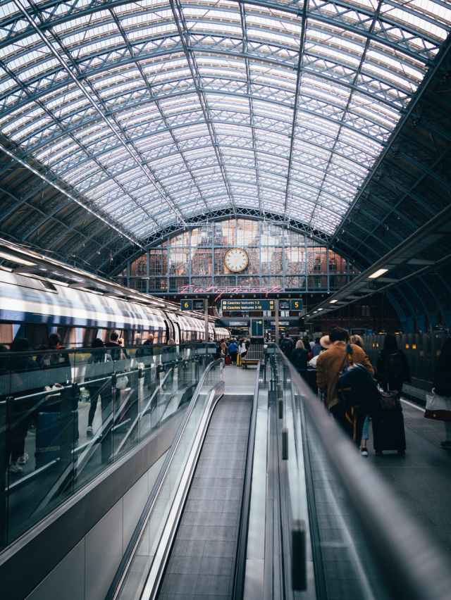 people at the station
